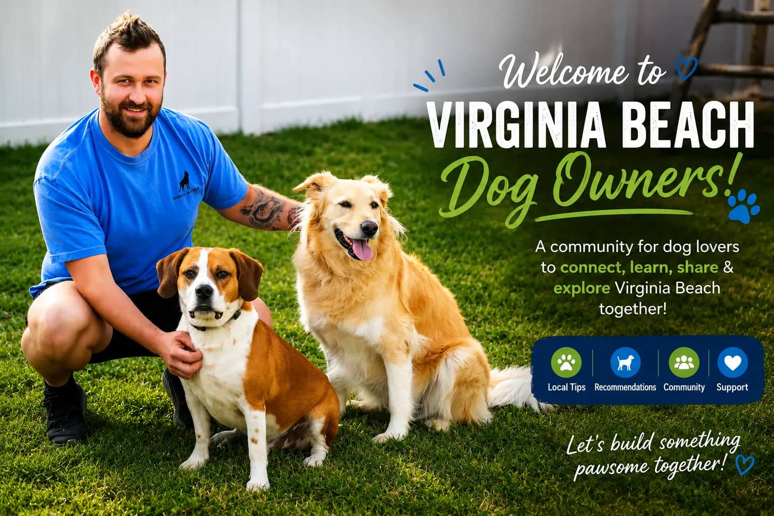 Doggy Scoop clean yard social graphic